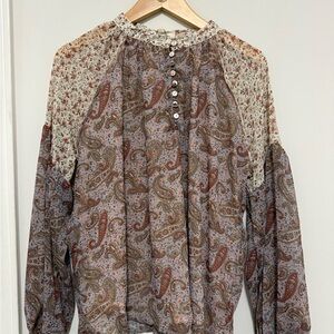 Floral Paisley Women's Top